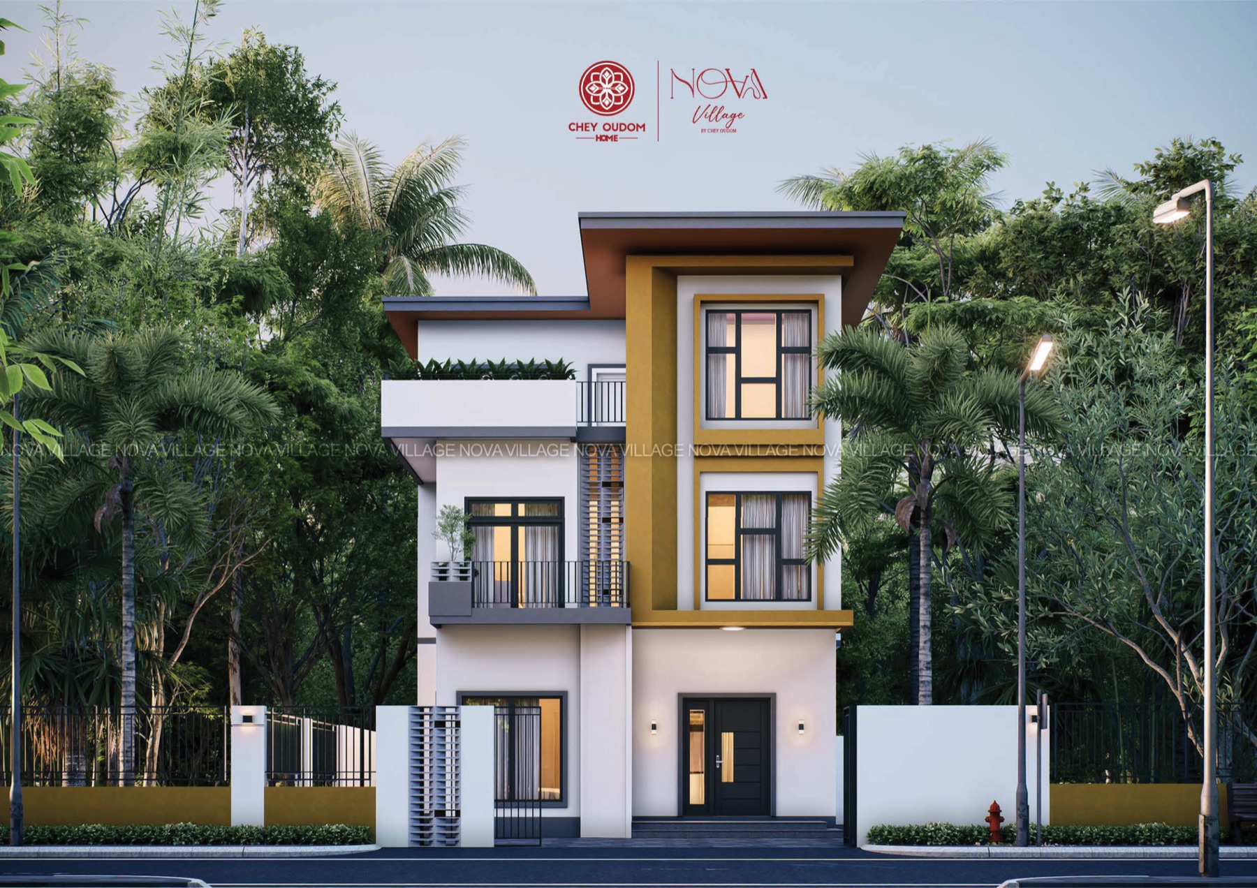 Scenery Villa exterior rendering